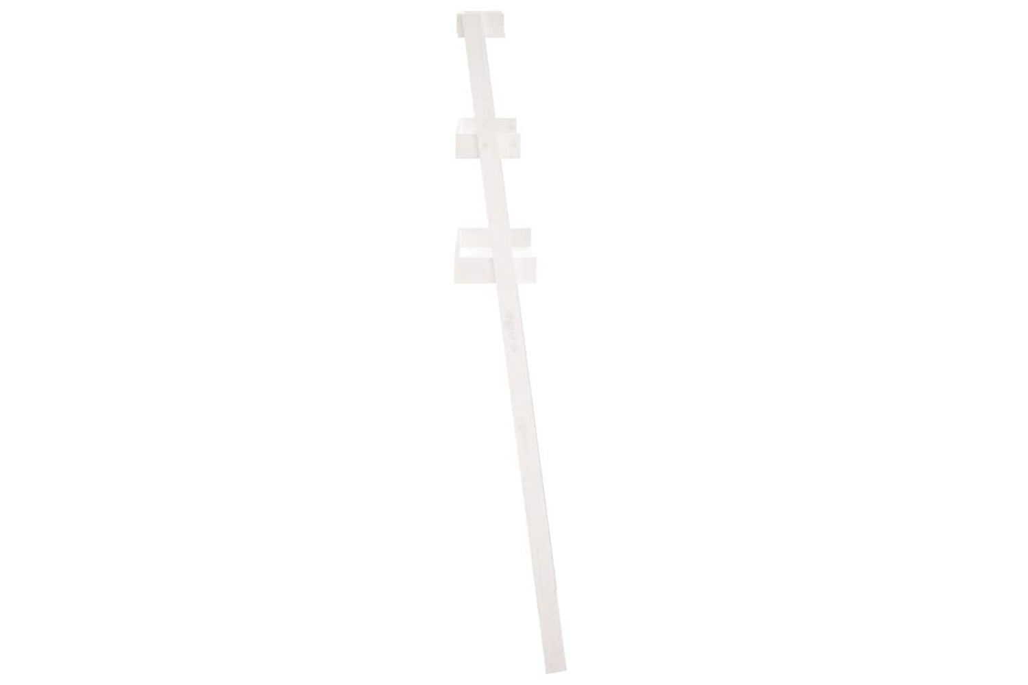 vidaXL 824654 Toilet Rack White 63.5x32x179cm Solid Wood Pine-5
