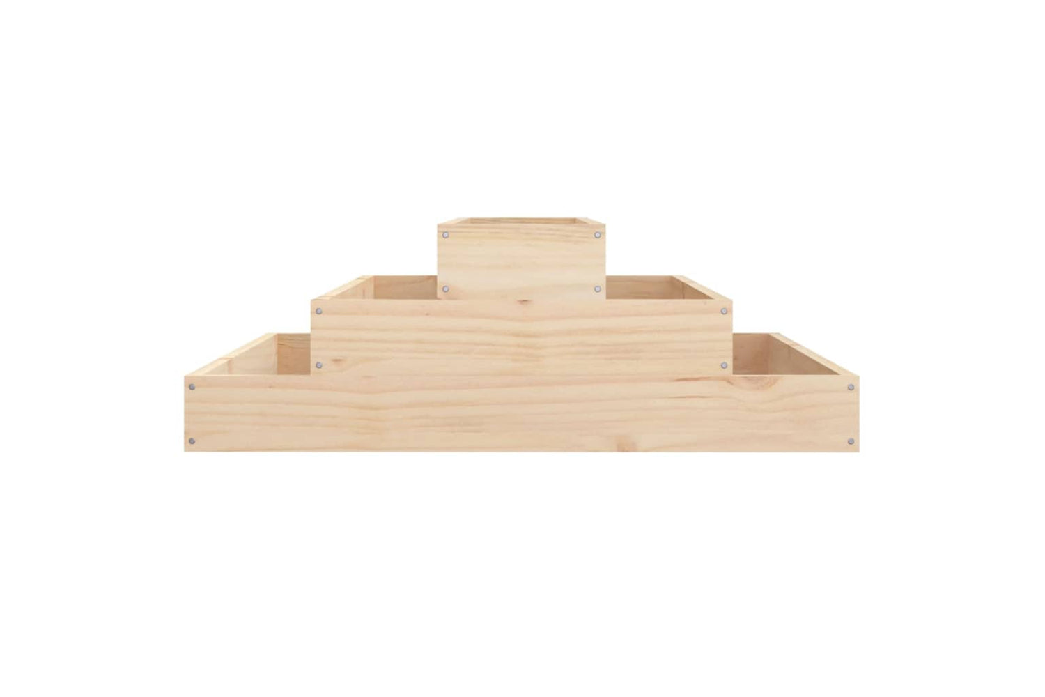vidaXL 823892 Planter 80x80x27cm Solid Wood Pine-4