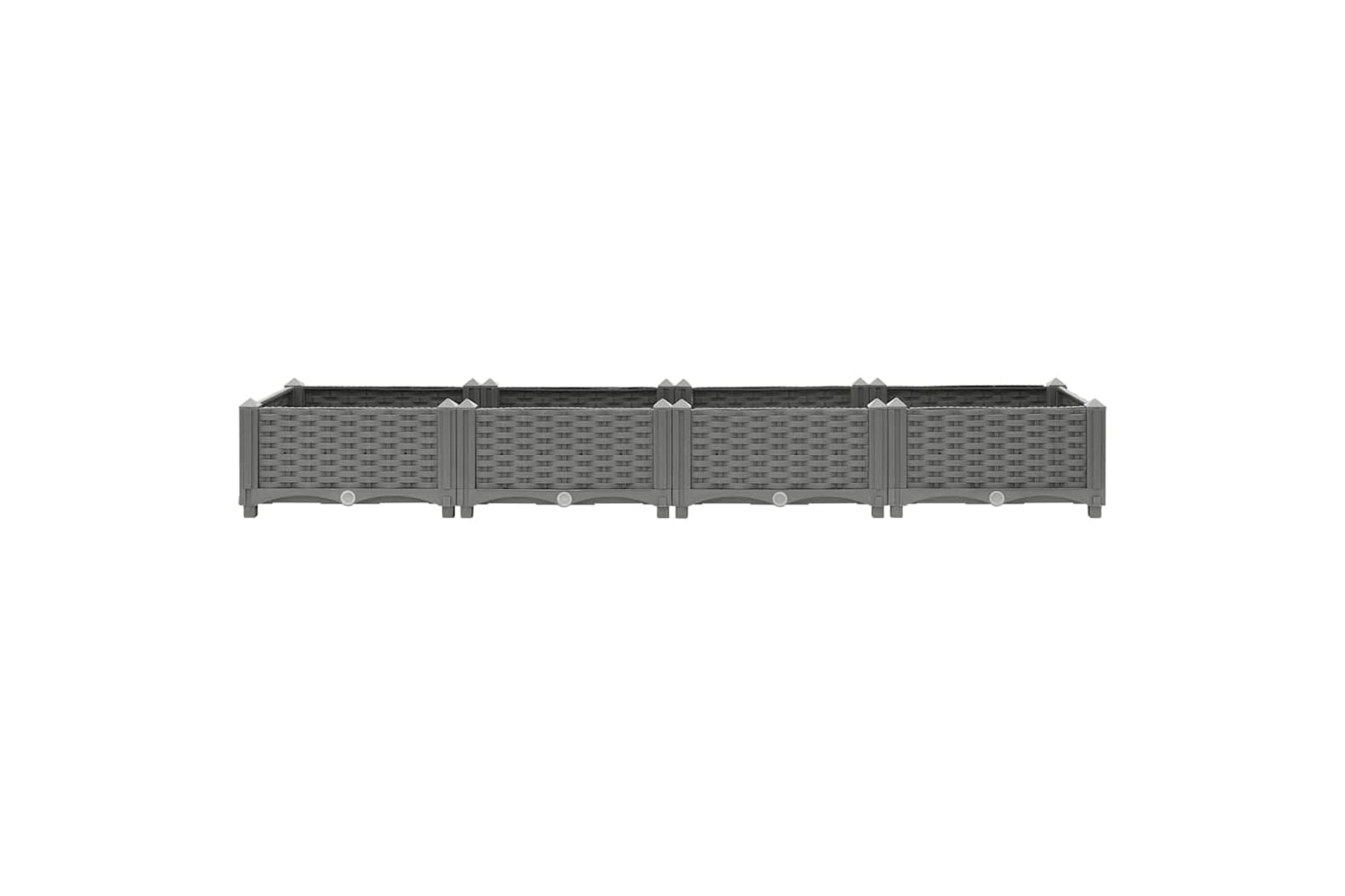 vidaXL Raised Bed 160x40x23cm Polypropylene-4