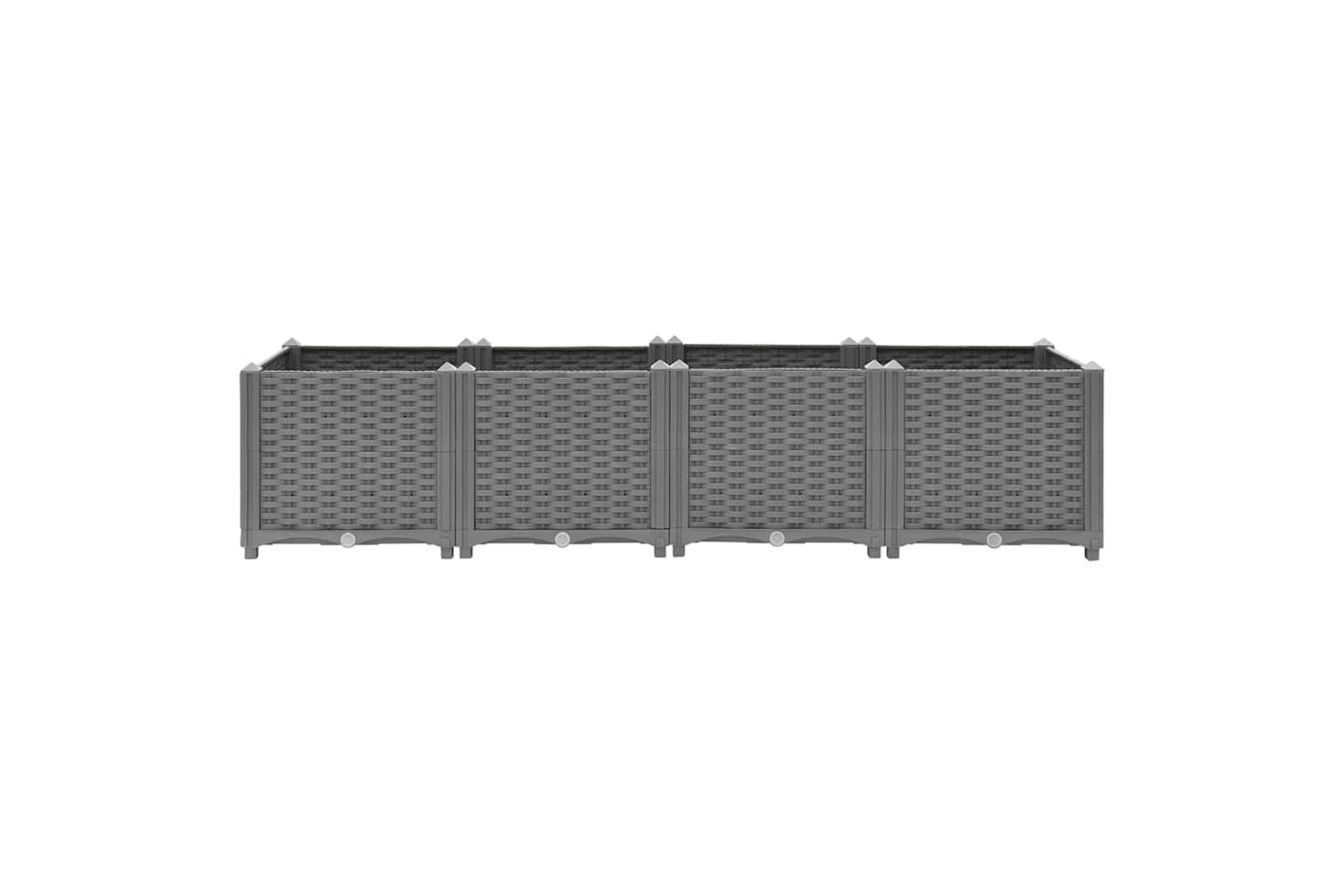 vidaXL Raised Bed 160x40x38cm Polypropylene-4
