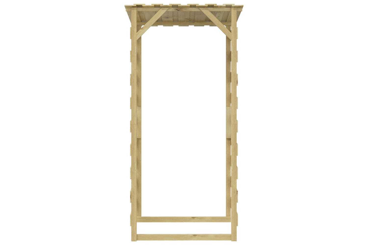 vidaXL 3096650 Pergolas With Roofs 4 Pcs 100x90x200cm Impregnated Pinewood-5