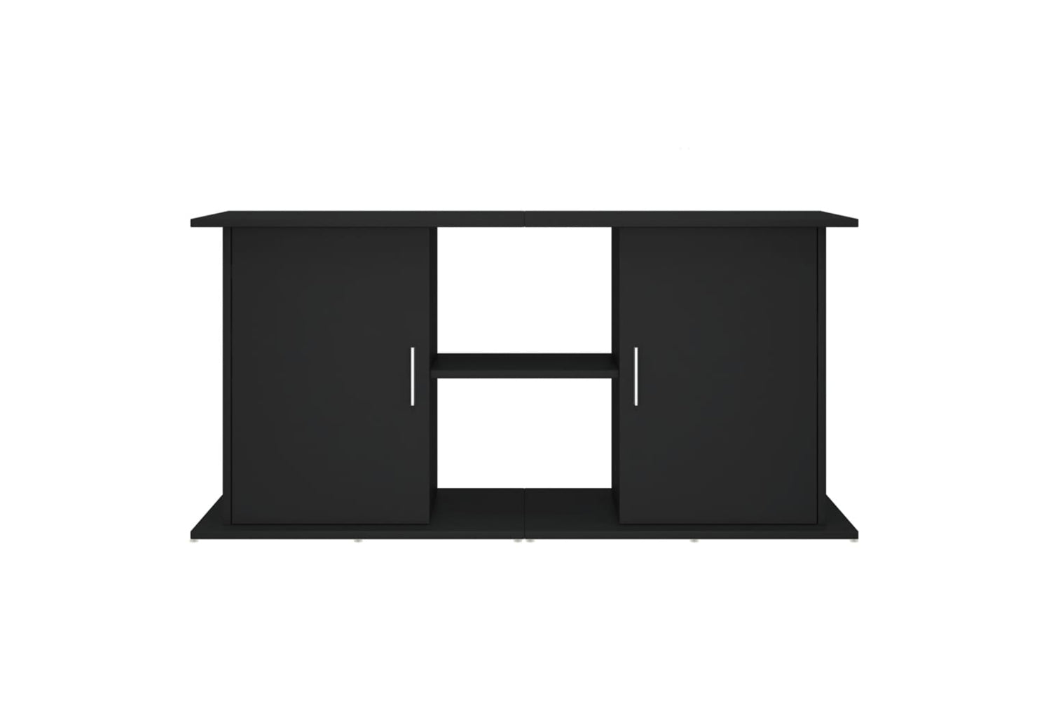 vidaXL 833616 Aquarium Stand Black 121x41x58cm Engineered Wood-4