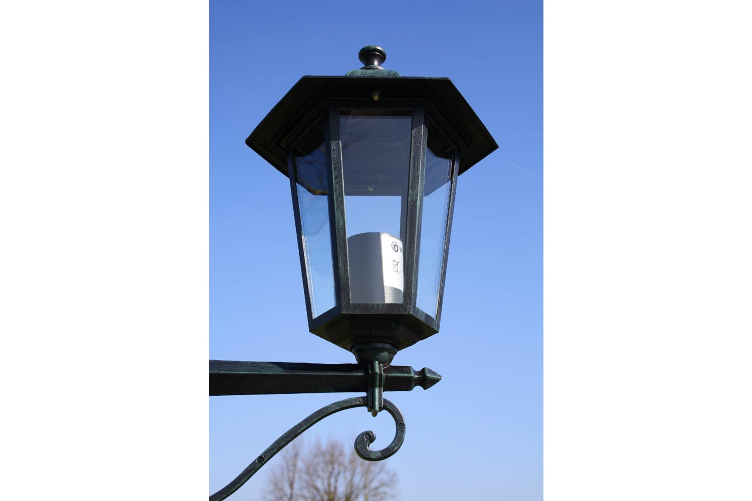 vidaXL 40247 Garden Light Post 2-arms 215cm Dark Green/black Aluminium-2