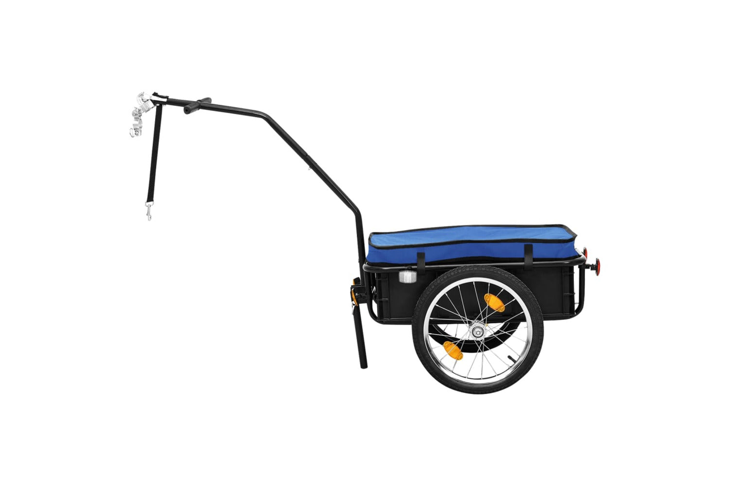 vidaXL Bike Trailer/hand Wagon 155x60x83cm Steel Blue-3