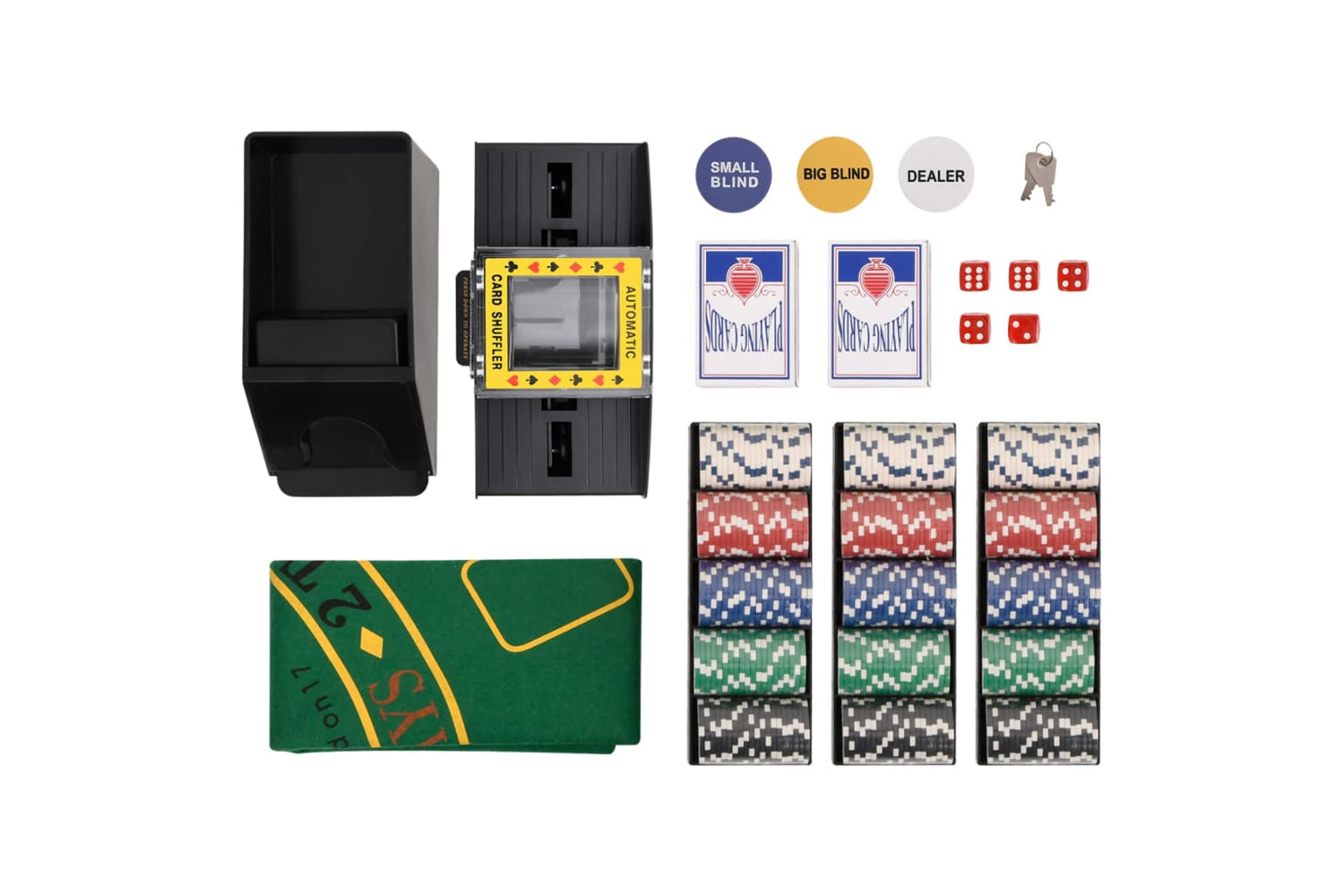 vidaXL 80411 Poker Chip Set 300 Pcs 11.5 G-3