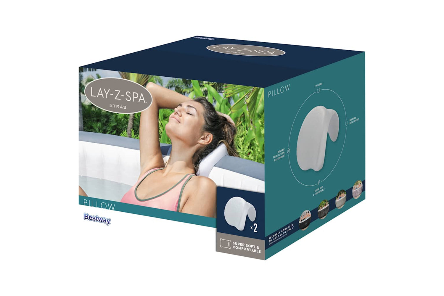Bestway 92893 Lay-z-spa Pillow 25x19.5x17.5 Cm-4