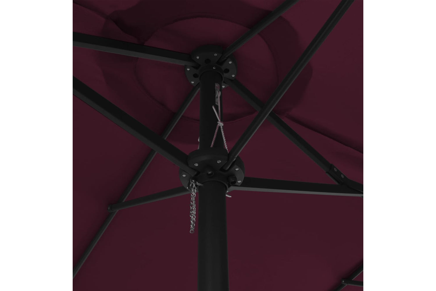 vidaXL 44871 Outdoor Parasol With Aluminium Pole 460x270cm Bordeaux Red-5