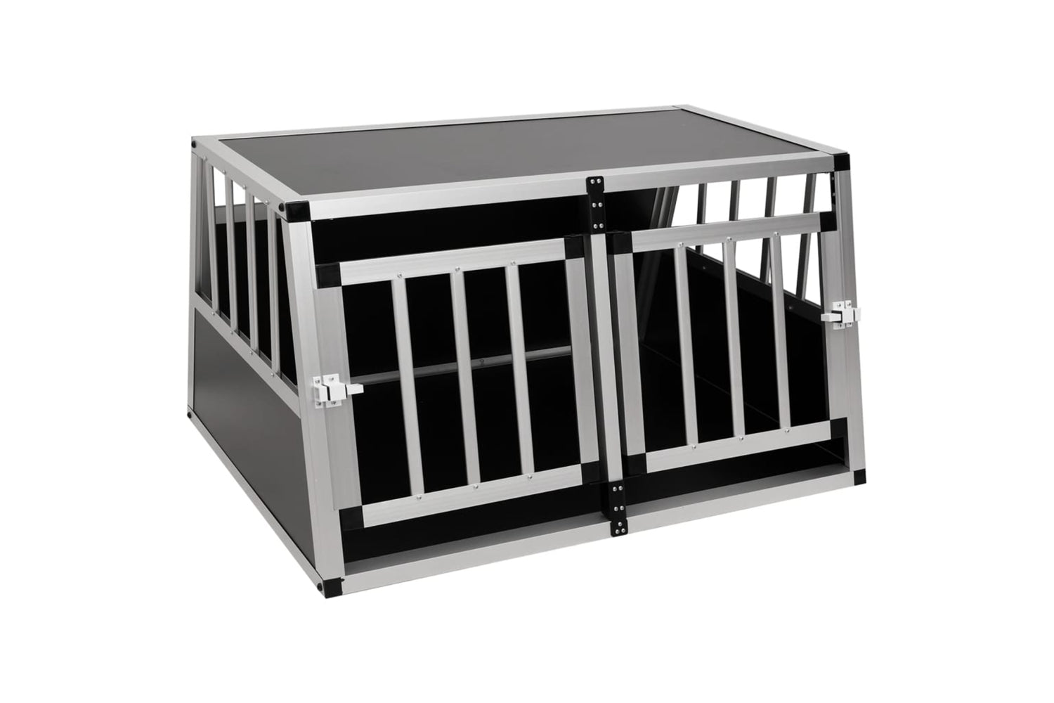vidaXL 170667 Dog Cage With Double Door 89x69x50cm-2
