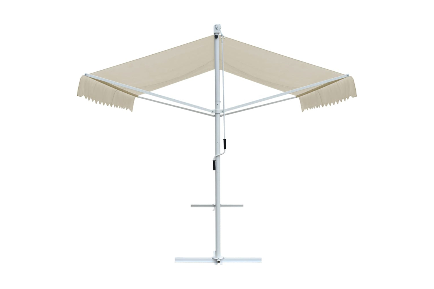 Vidaxl 143745 Free Standing Awning 4x3 M Cream-3