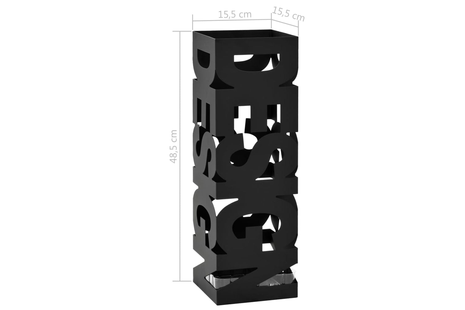 Vidaxl 246793 Umbrella Stand Design Steel Black-5