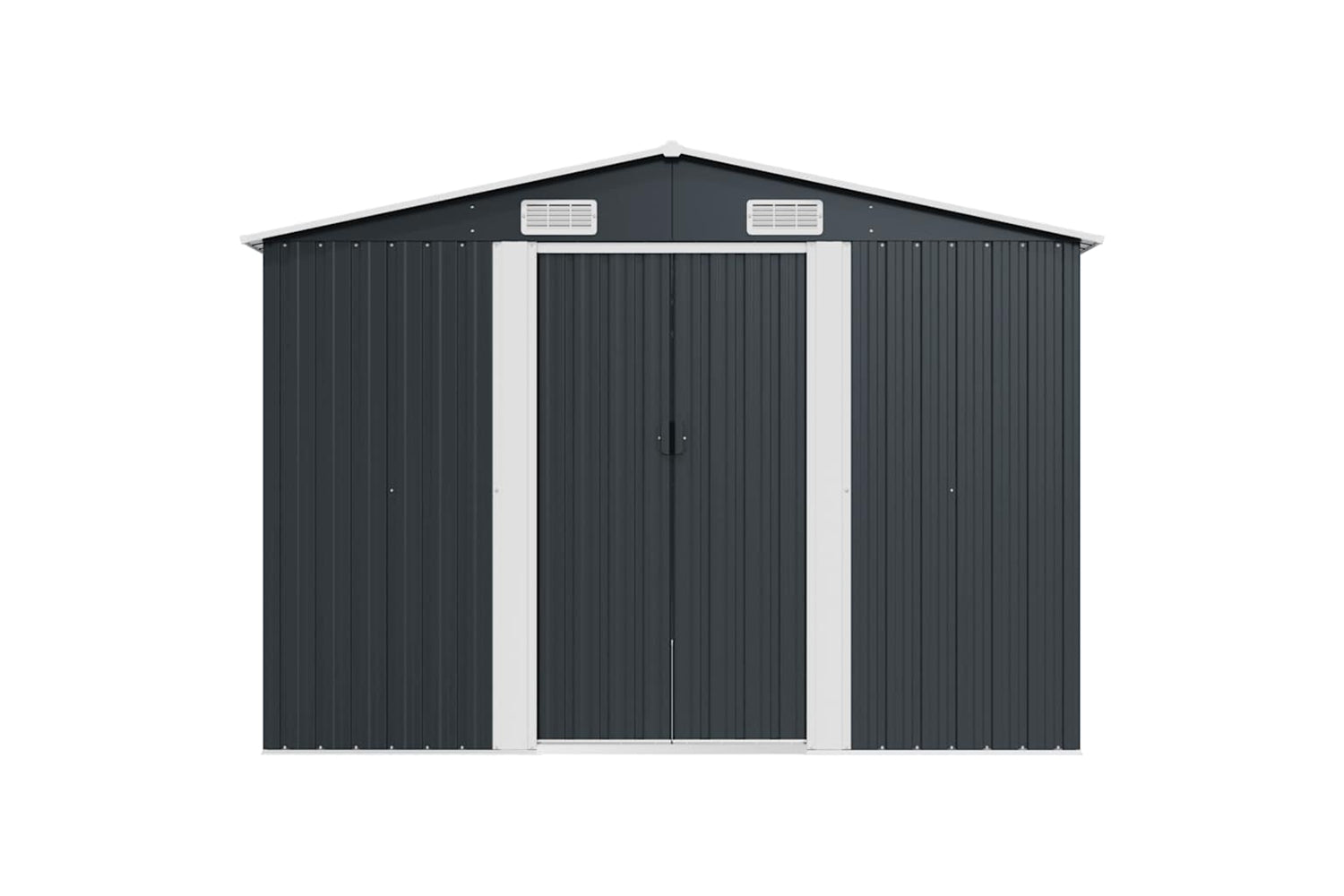 vidaXL 143354 Garden Shed 257x580x181cm Metal Anthracite-5