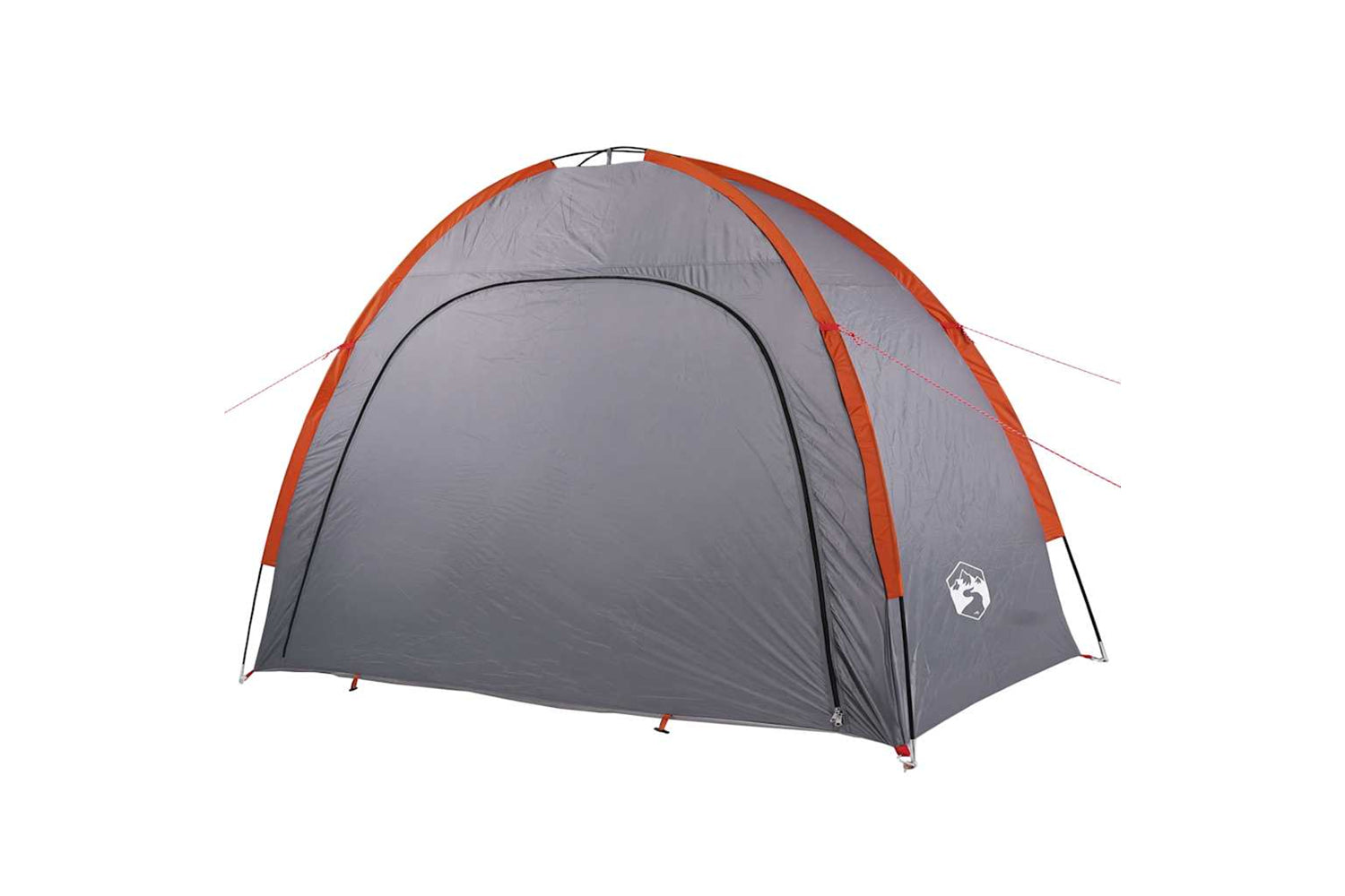 vidaXL 94580 Storage Tent Grey And Orange Waterproof-4