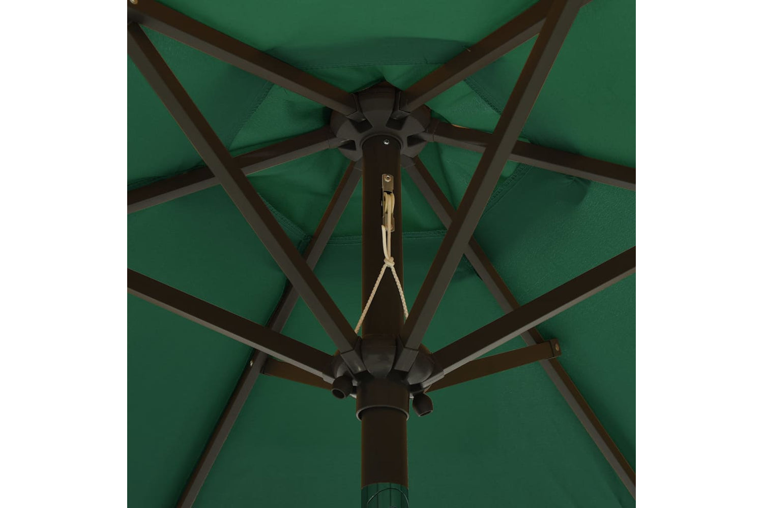 Vidaxl 313558 Parasol With Led Lights Green 200x211 Cm Aluminium-5