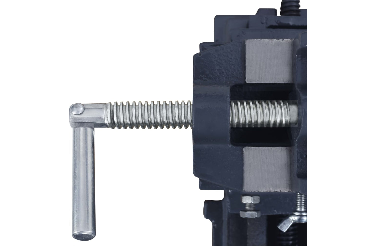 vidaXL 145384 Manually Operated Cross Slide Drill Press Vice 127mm-8