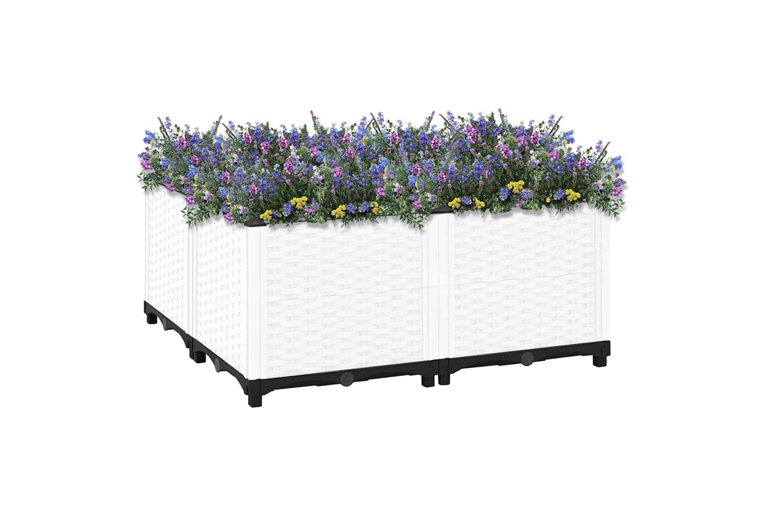 vidaXL Raised Bed 80x80x38cm Polypropylene-2