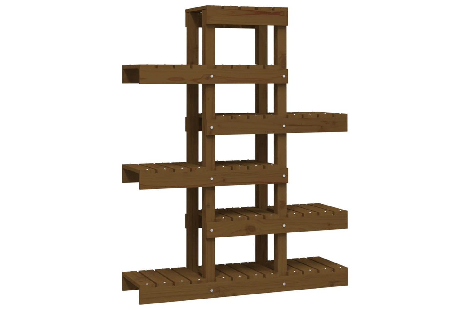 vidaXL 822090 Plant Stand Honey Brown 85x25x109.5cm Solid Wood Pine