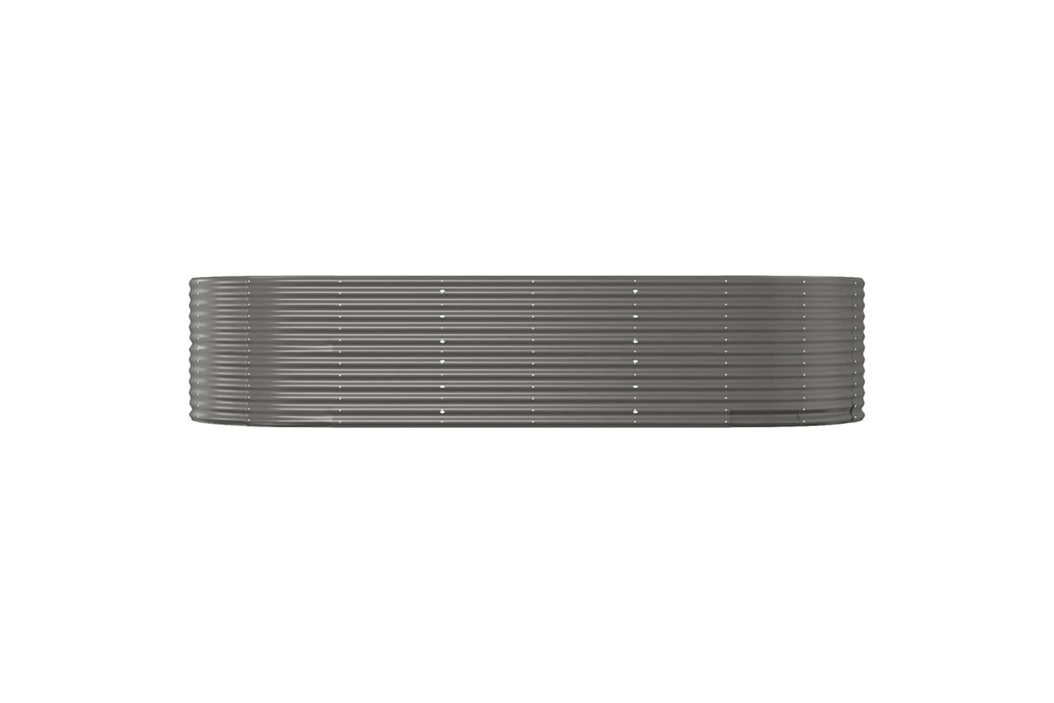 vidaXL 319099 Garden Raised Bed Grey 291x140x68cm Powder-coated Steel-2