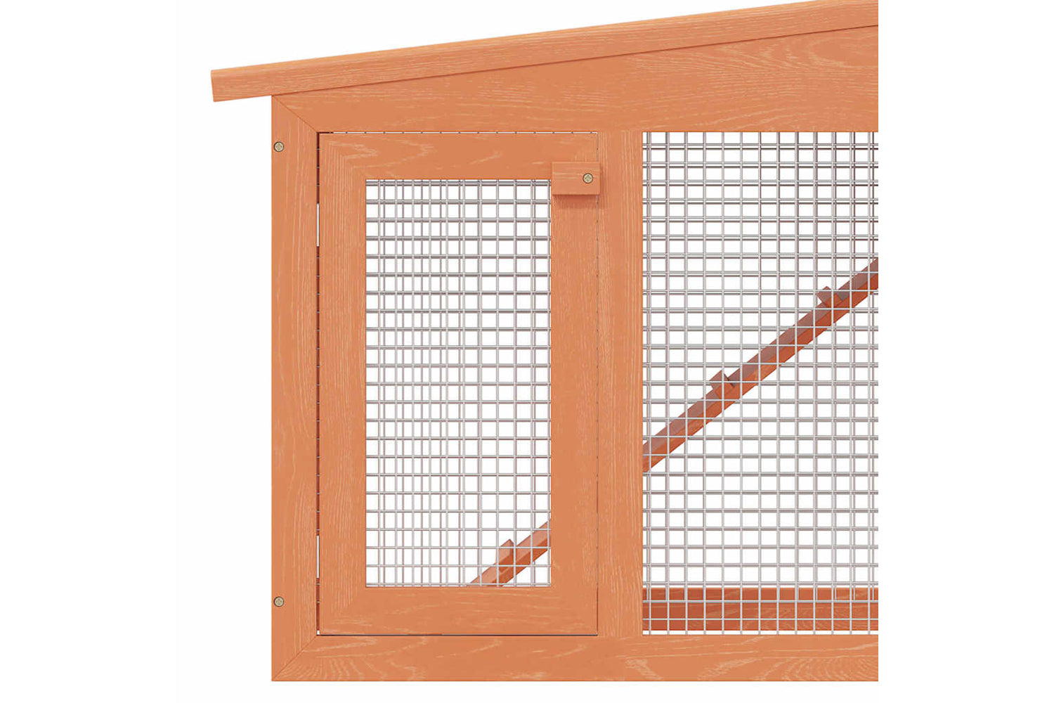 Vidaxl 170163 Large Rabbit Hutch Small Animal House Pet Cage With Roofs Wood-5
