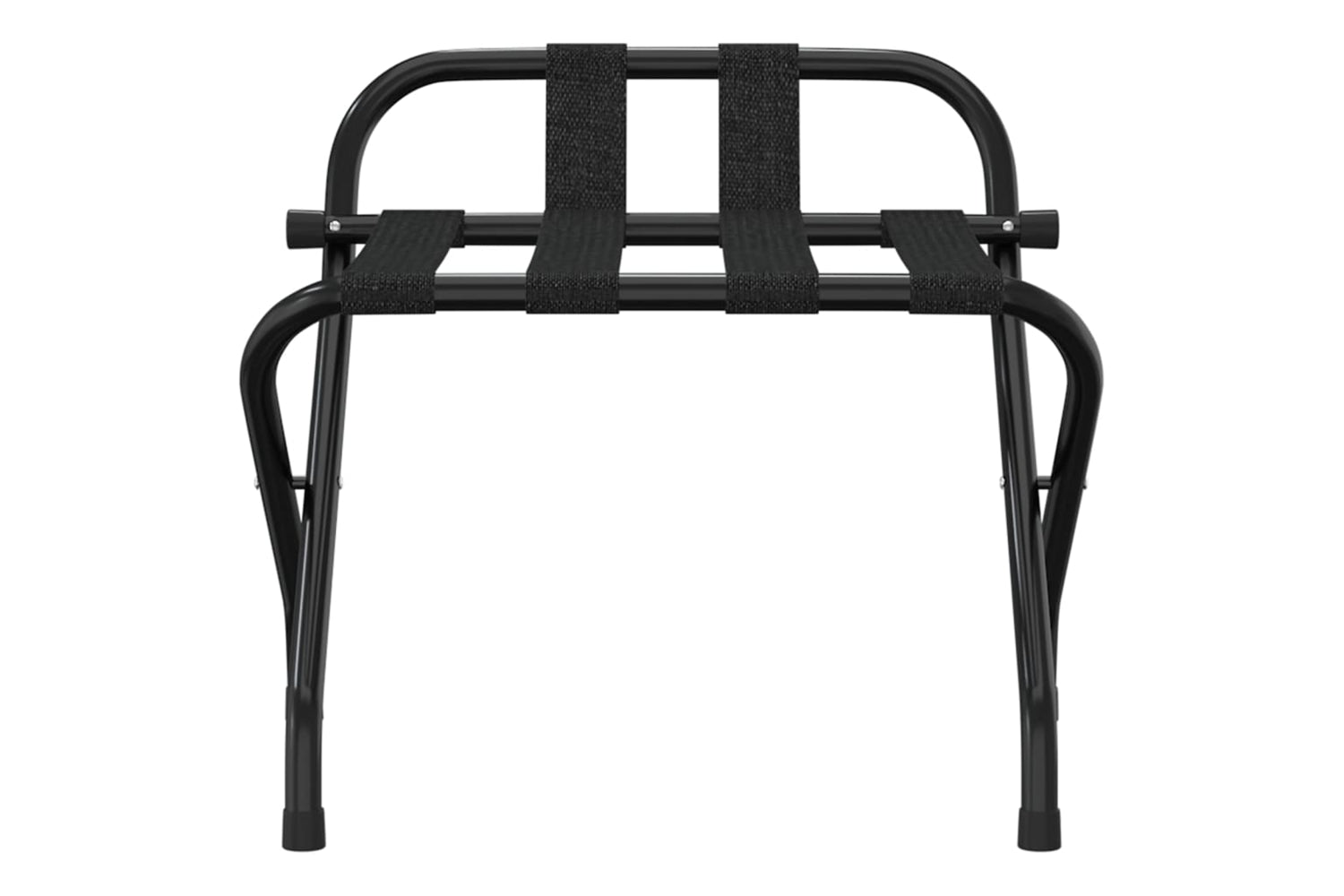vidaXL 153075 Luggage Rack With Backrest Black 56x39x52cm-2
