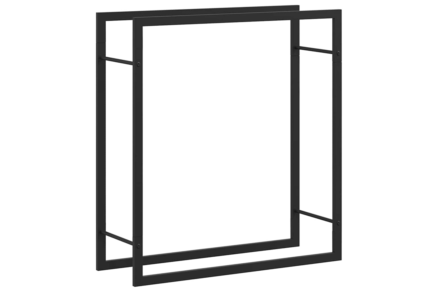 vidaXL 350307 Firewood Rack Matt Black 80x28x86cm Steel-6