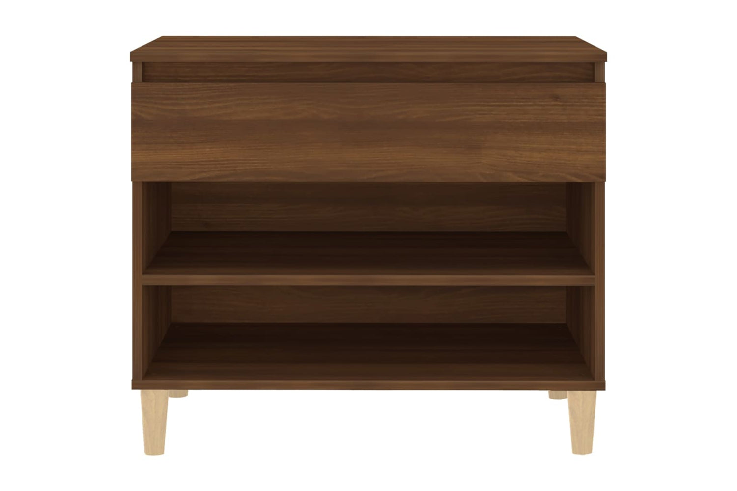 vidaXL 819763 Shoe Cabinet Brown Oak 70x36x60cm Engineered Wood-5