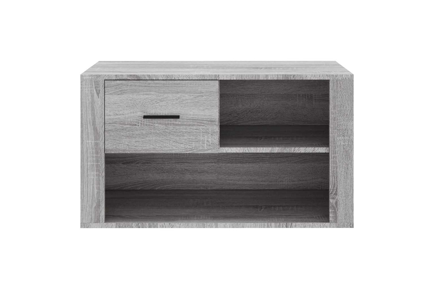 vidaXL 816758 Shoe Cabinet Grey Sonoma 80x35x45cm Engineered Wood-4