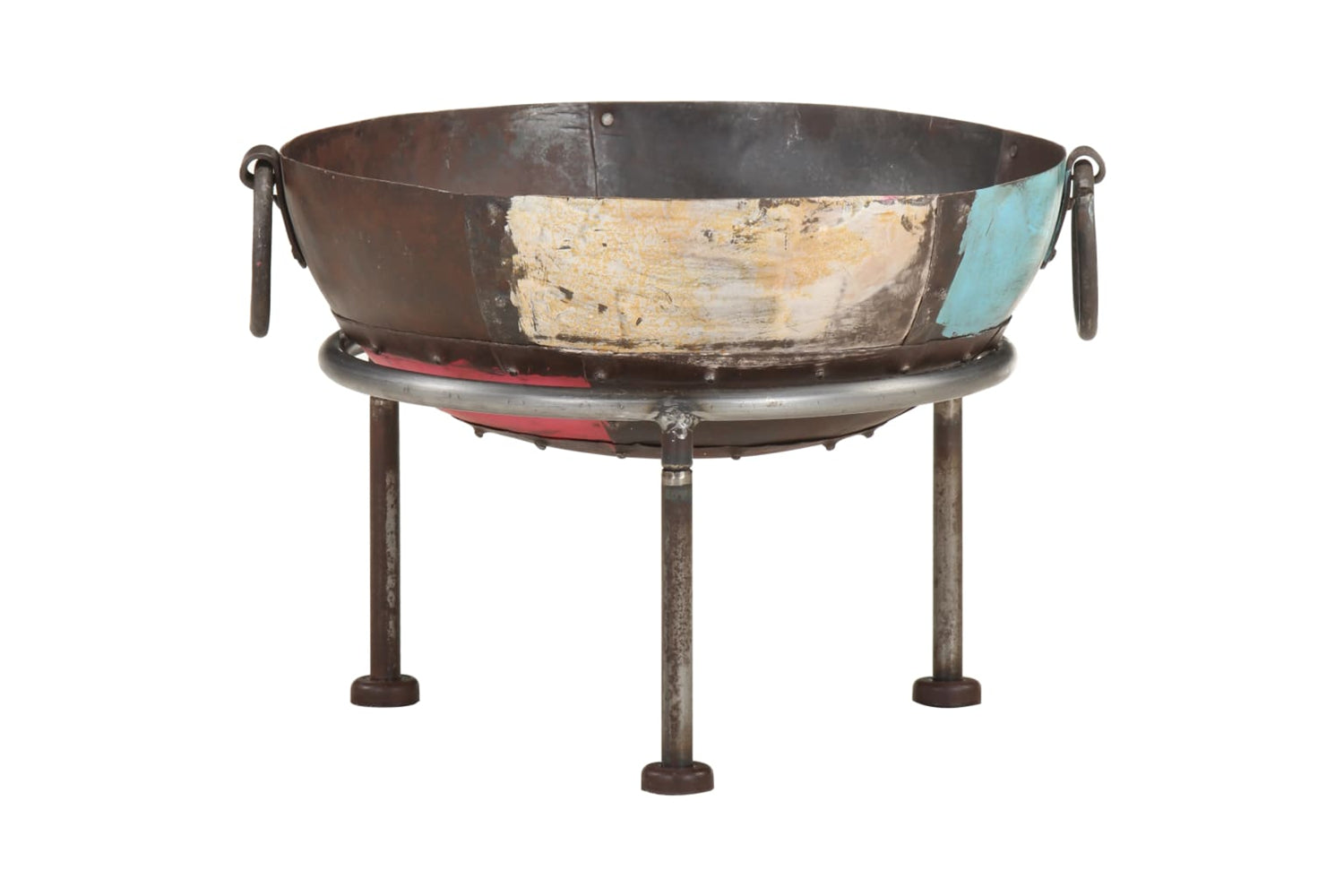 vidaXL 321945 Colourful Rustic Fire Pit ÃƒÂƒÃ‚Â˜ 40cm Iron-2