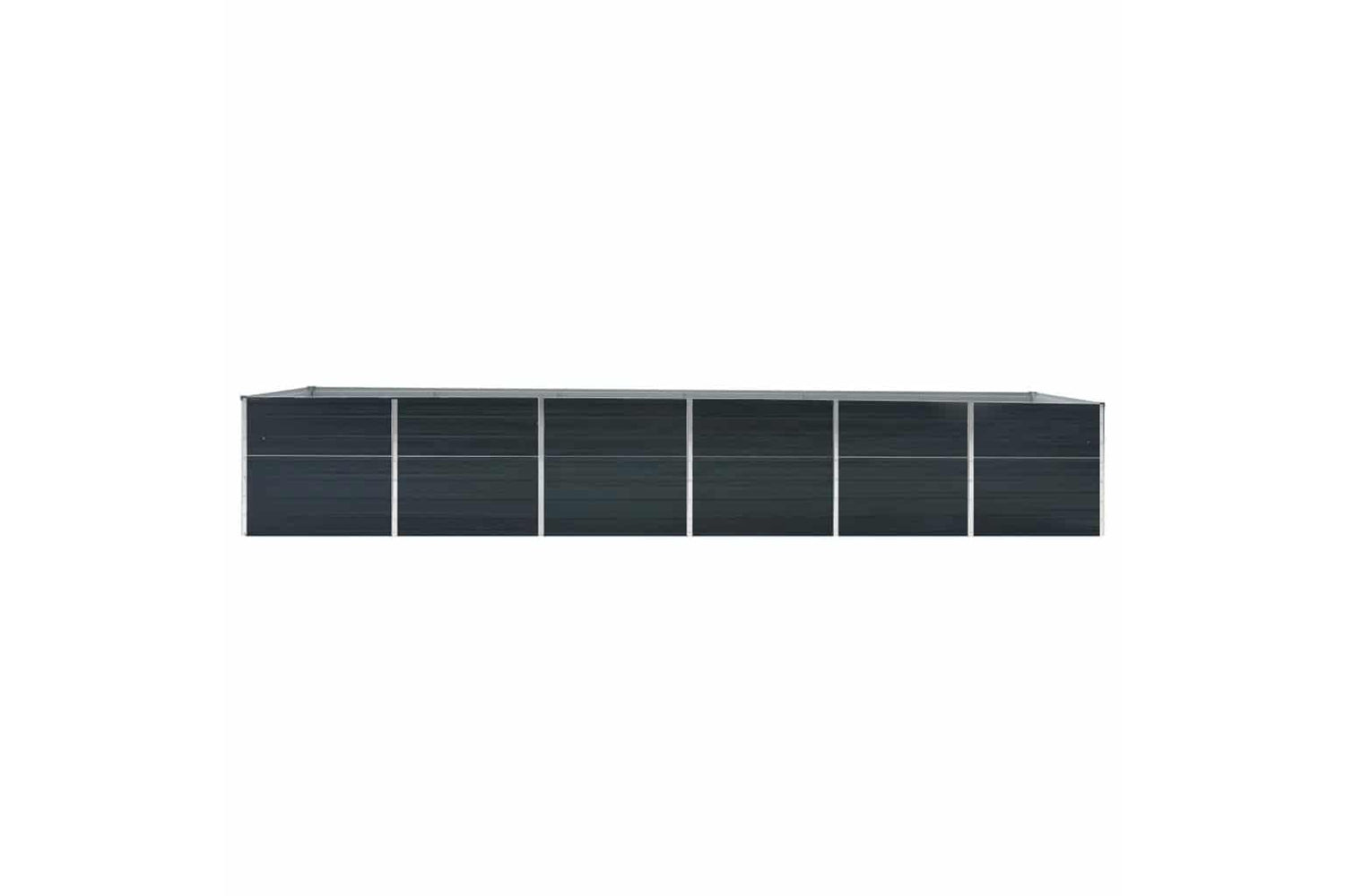 vidaXL 47071 Garden Raised Bed Galvanised Steel 480x80x77cm Anthracite-4