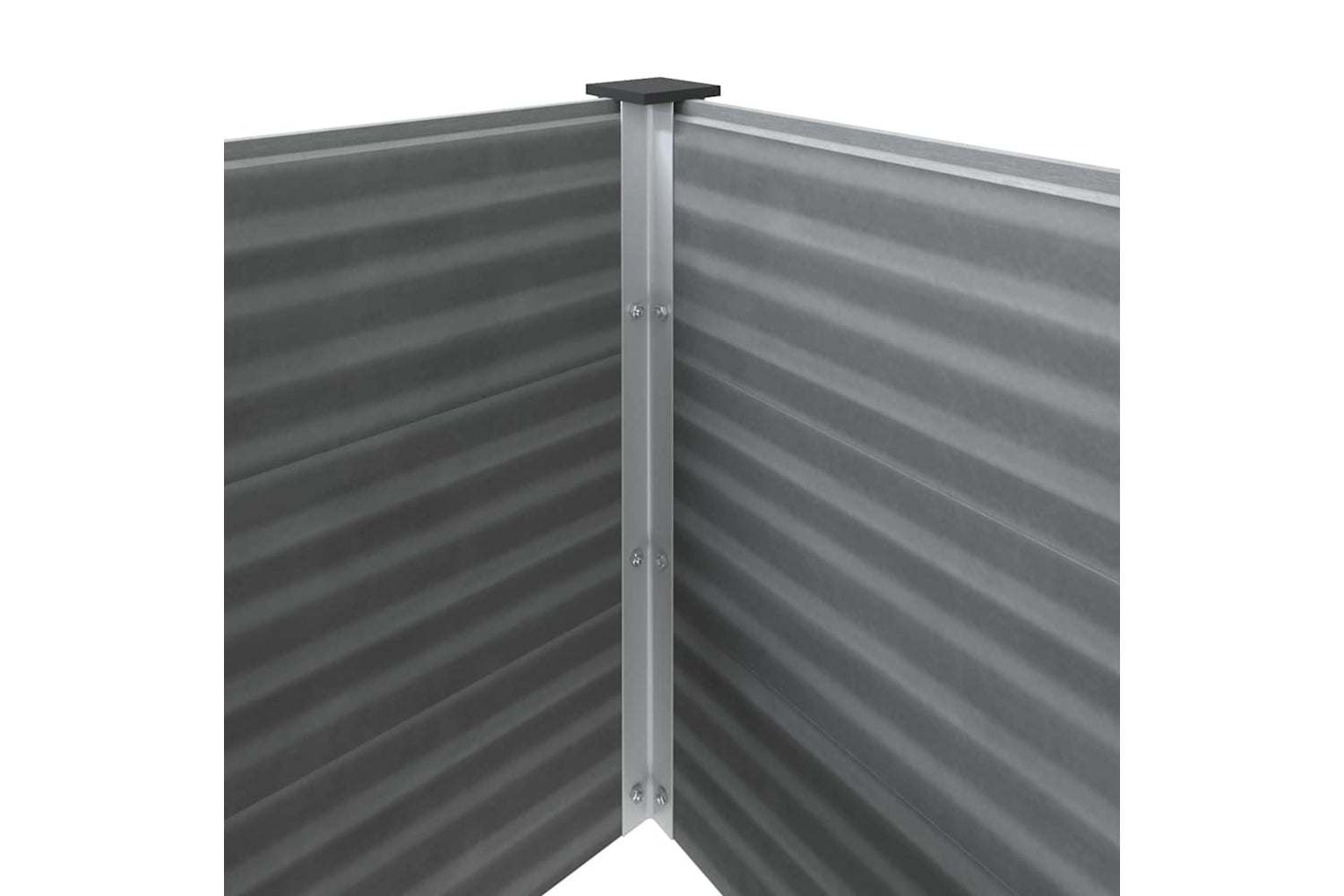 vidaXL 43608 Garden Raised Bed Wpc 150x50x91cm Grey-5