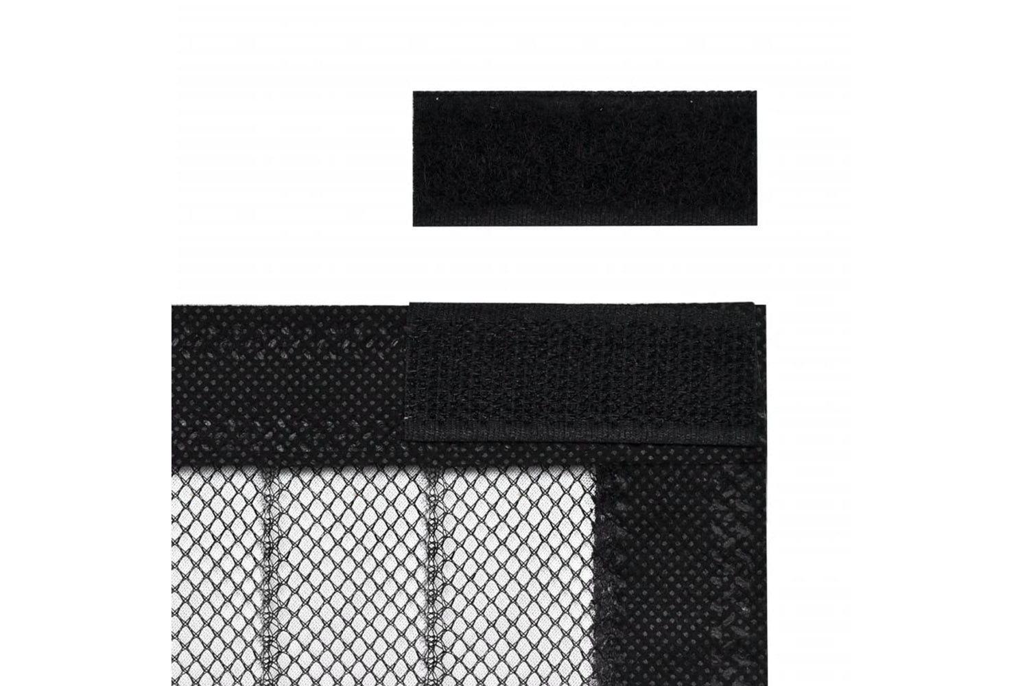 vidaXL 40920 Insect Door Curtain 210 X 100cm 2 Pcs Magnet Black-5