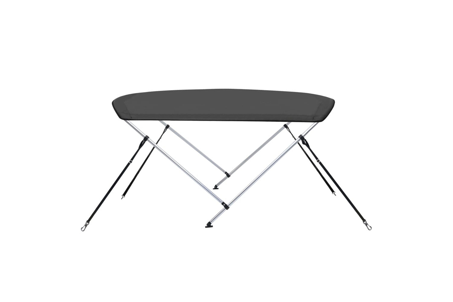 vidaXL 93131 2 Bow Bimini Top Anthracite 180x150x110cm-4