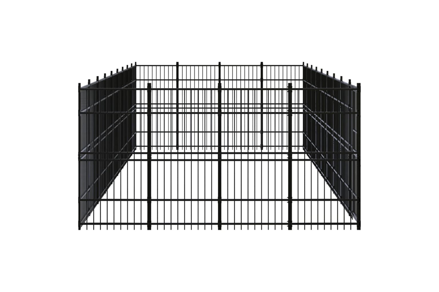 Vidaxl 3097987 Outdoor Dog Kennel Steel 33.18 M2-3
