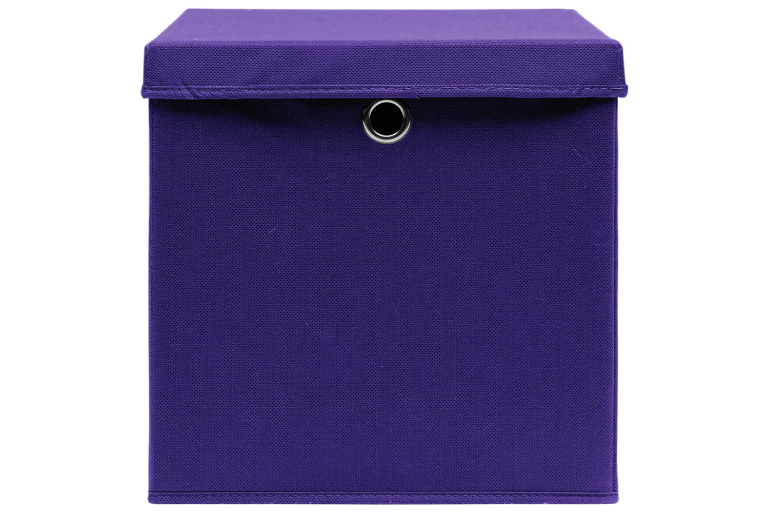 Vidaxl 288356 Storage Boxes With Lids 10 Pcs Purple 32x32x32 Cm Fabric-4