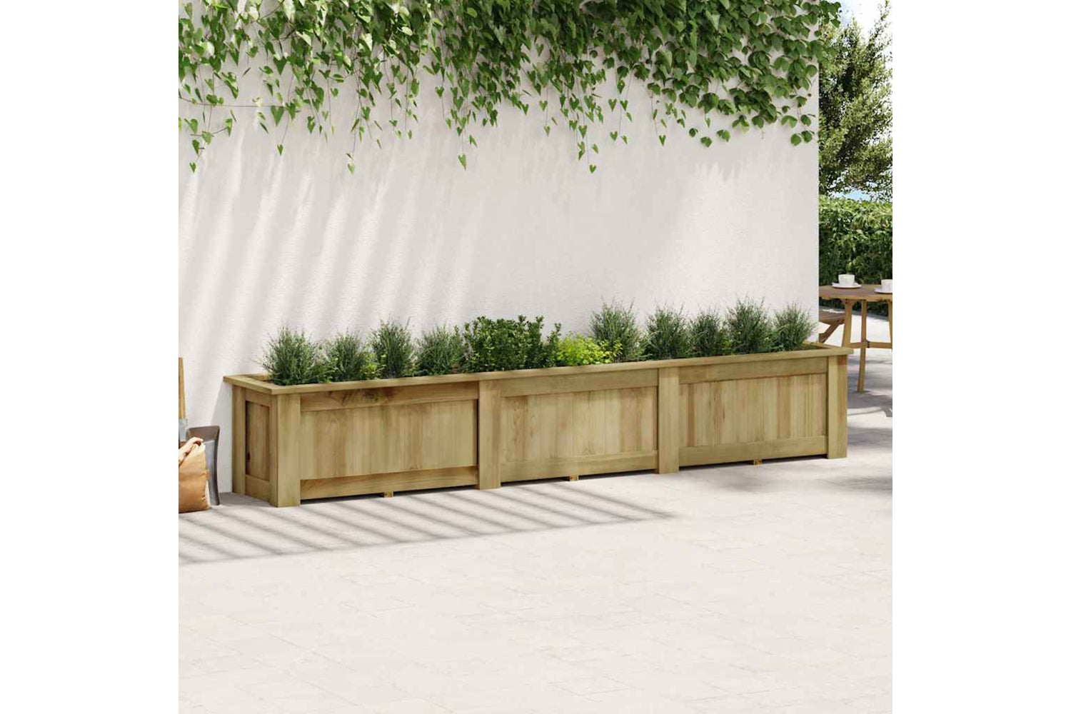 vidaXL 49096 Raised Bed 291x50x50cm Impregnated Pinewood-2