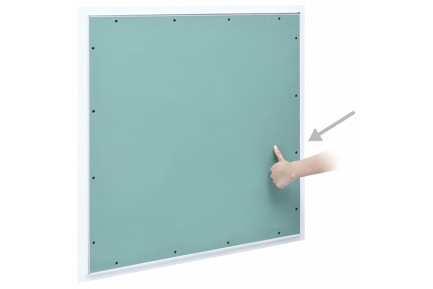 vidaXL 145102 Access Panel With Aluminium Frame And Plasterboard 500x500mm-3