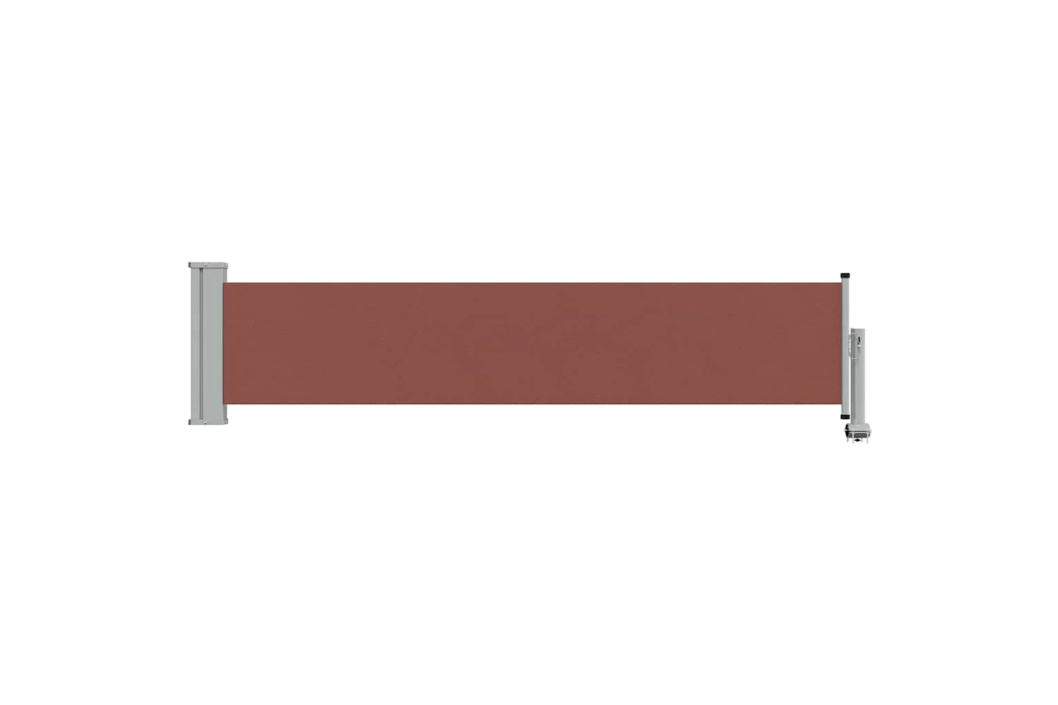 vidaXL 48355 Patio Retractable Side Awning 60x300cm Brown-3