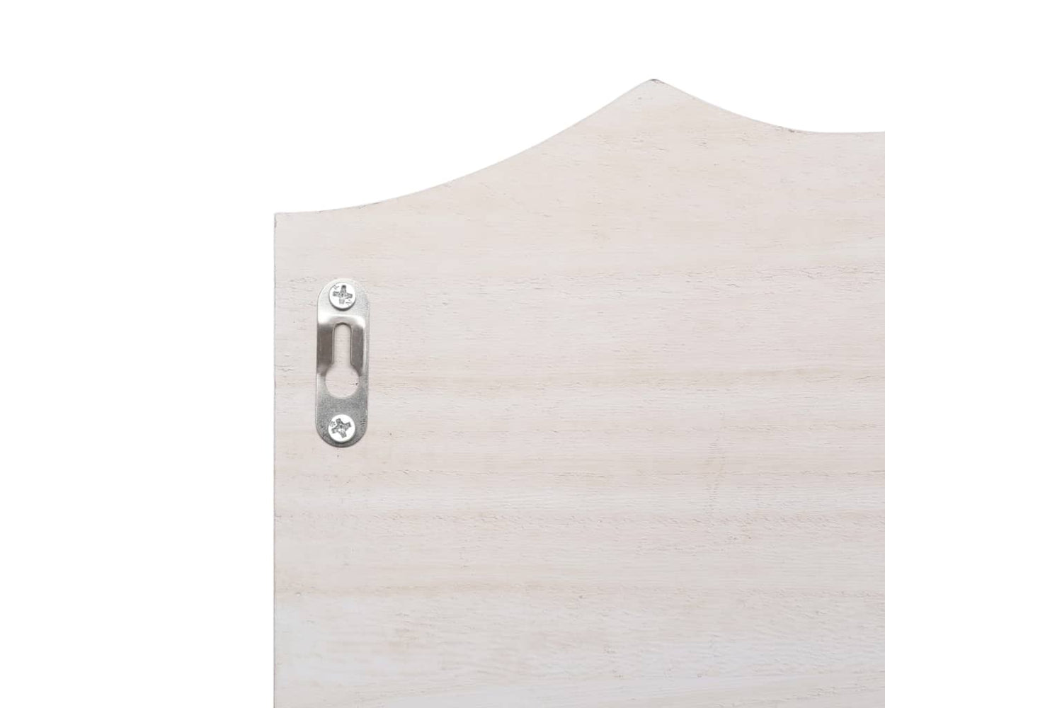 vidaXL 284231 Wall Mounted Coat Rack White 50x10x23cm Wood-6