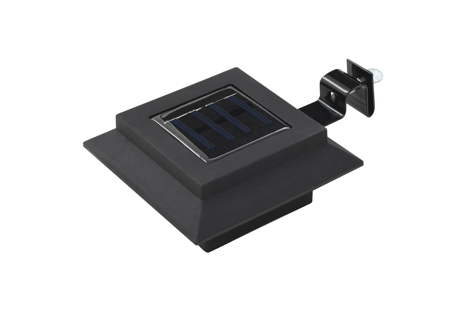 vidaXL 277136 Outdoor Solar Lamps 12 Pcs Led Square 12cm Black-2