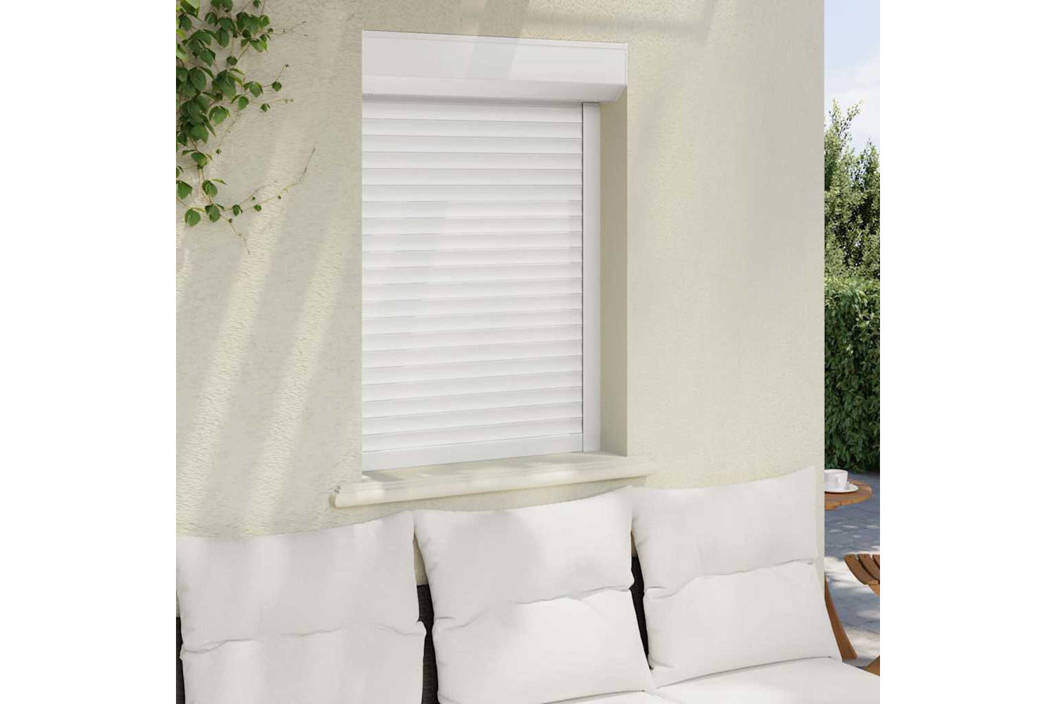 Vidaxl Roller Shutter Aluminium 70x100 Cm White-3