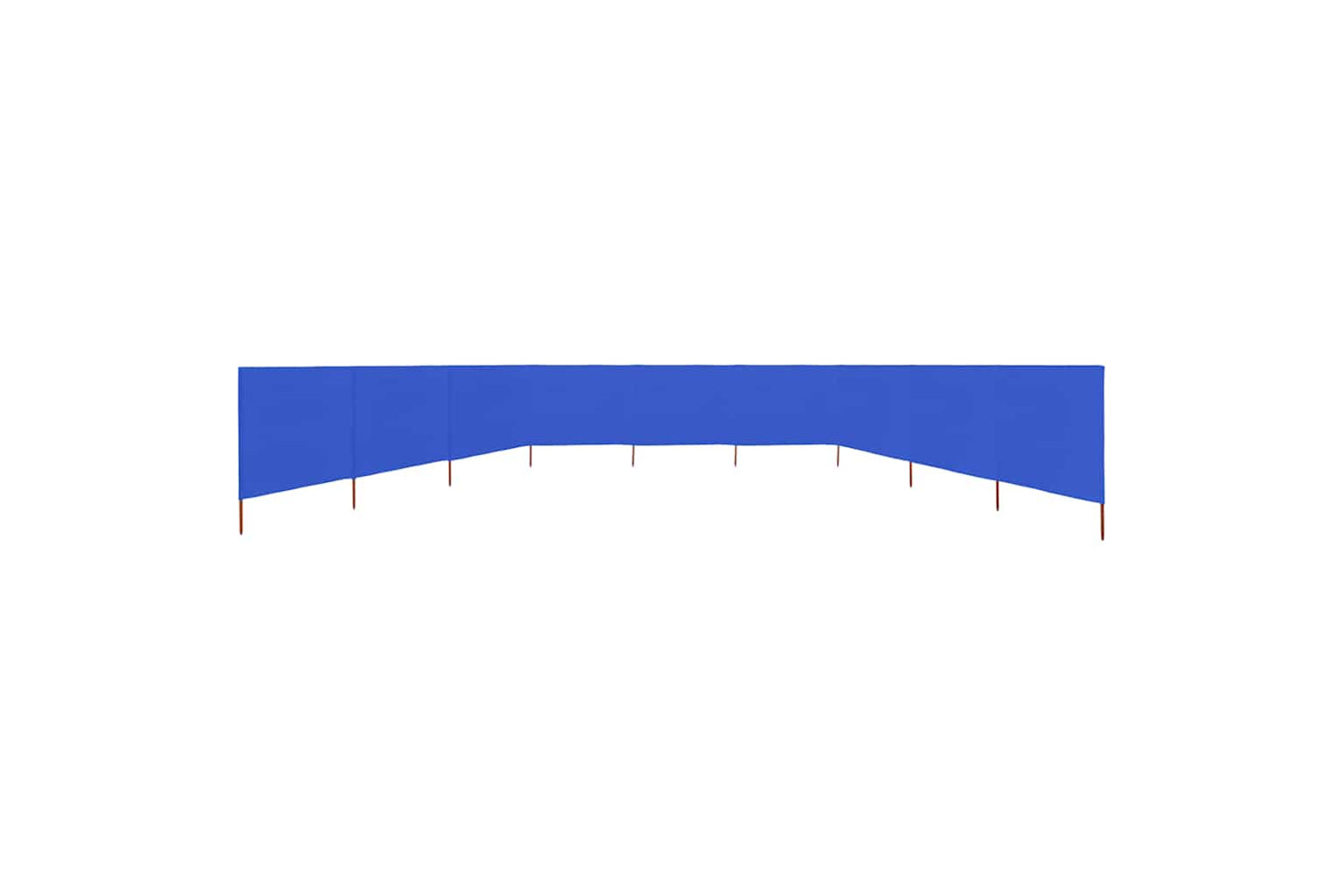 vidaXL 47197 9-panel Wind Screen Fabric 1200x120cm Azure Blue-3