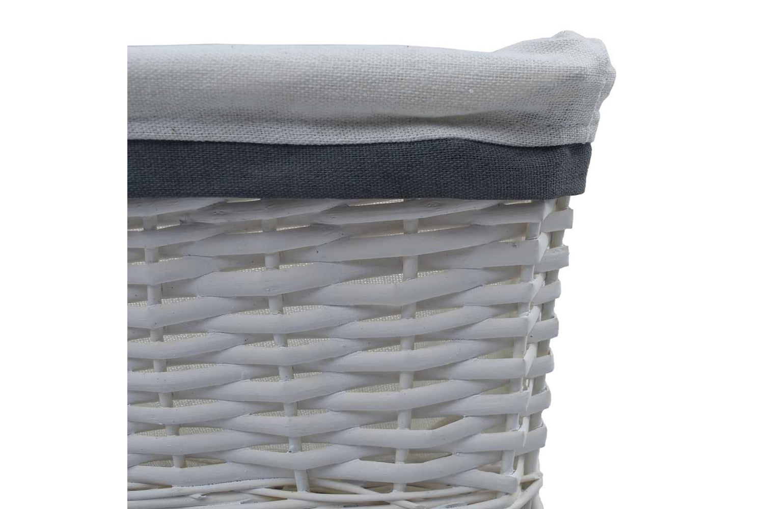 Vidaxl 286976 3 Piece Nesting Basket Set White Willow-7