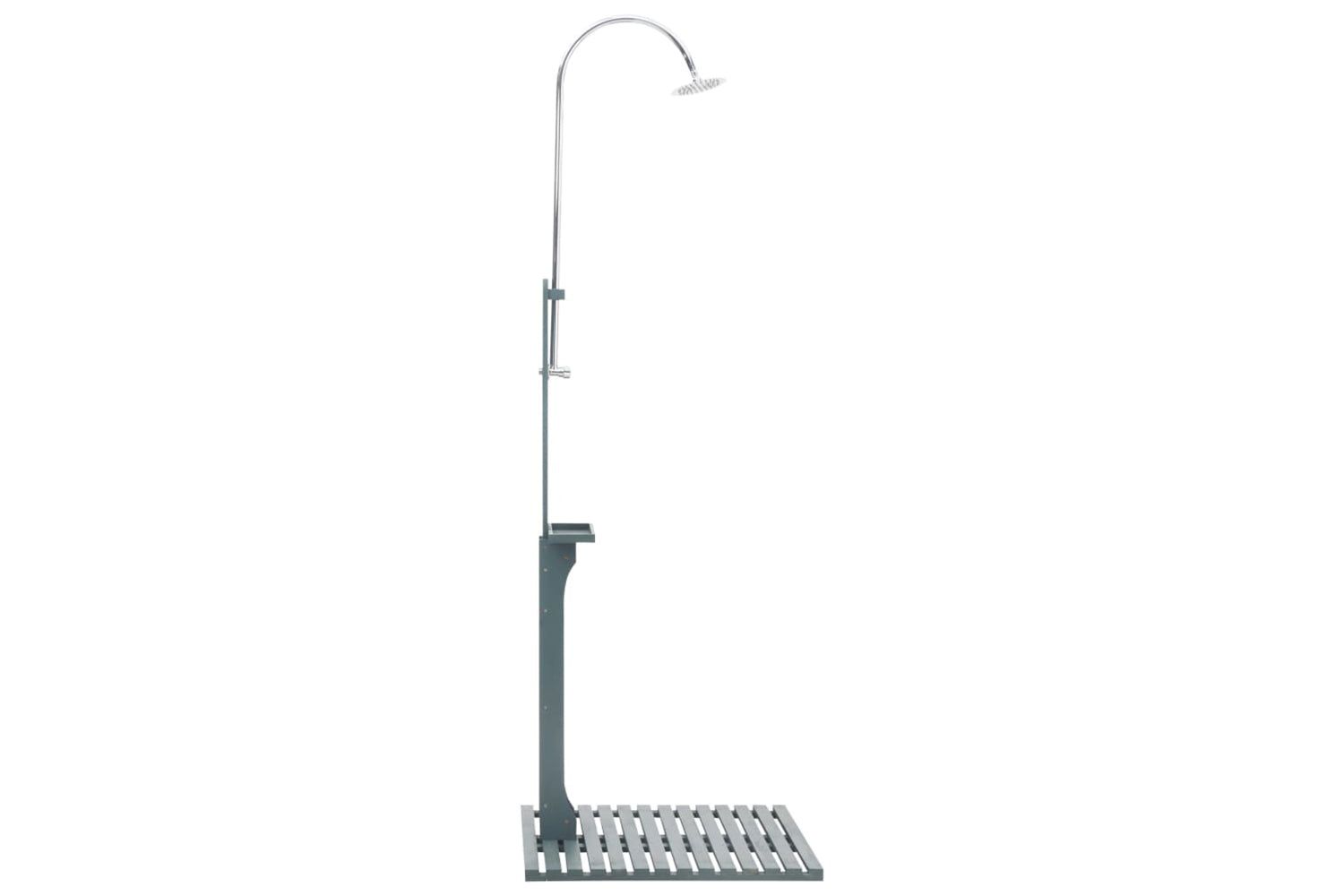 Vidaxl 48208 Garden Shower Anthracite Wood-3
