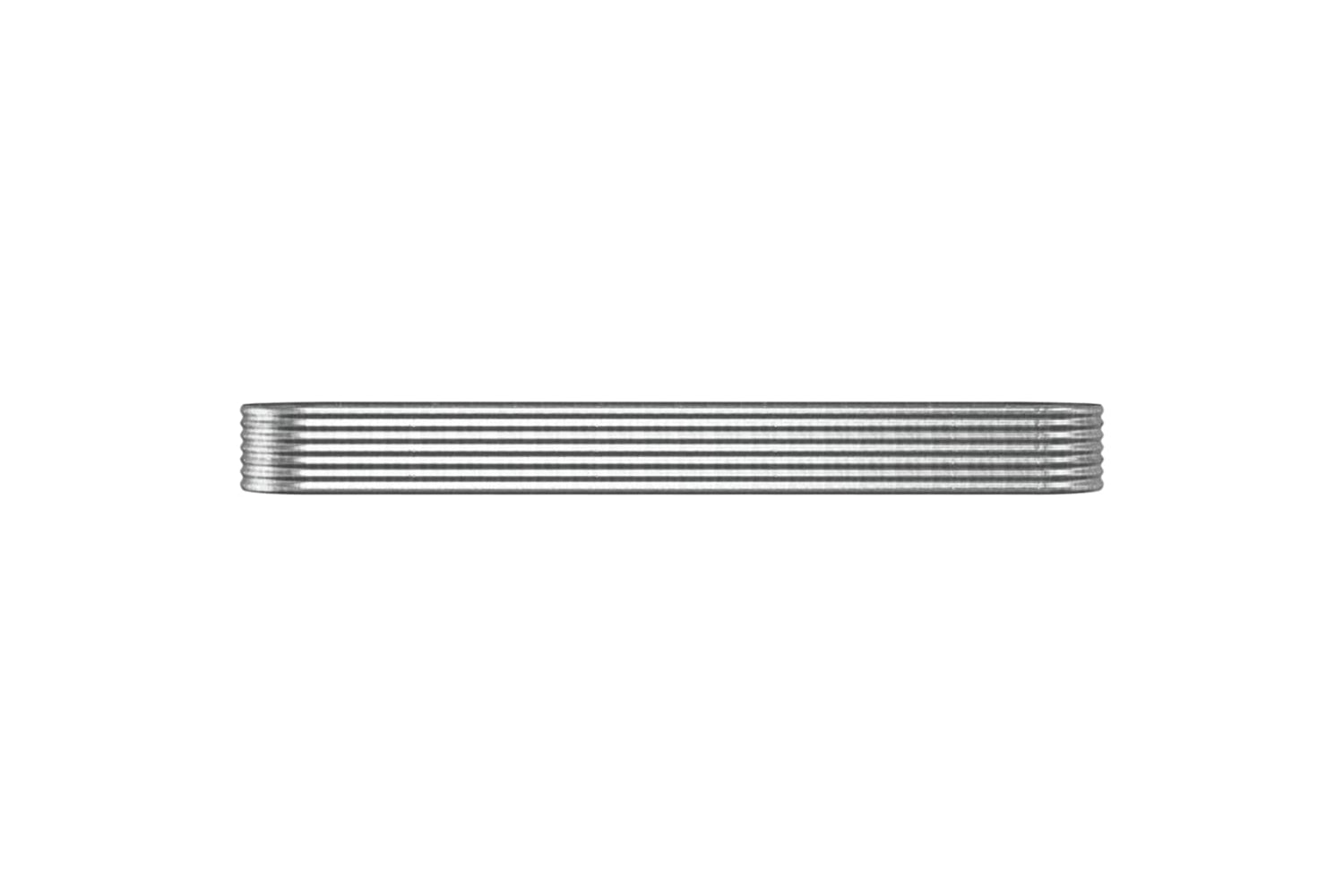 vidaXL 318932 Garden Raised Bed Powder-coated Steel 368x80x36cm Silver-2