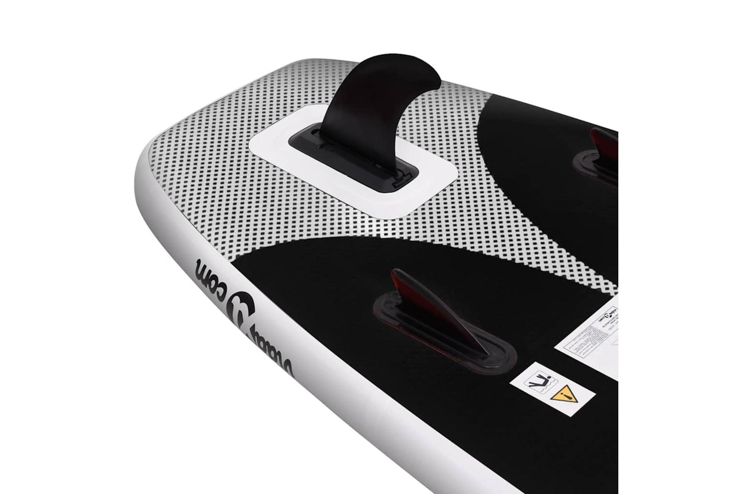 Vidaxl Inflatable Stand Up Paddle Board Set Black 300x76x10 Cm-6