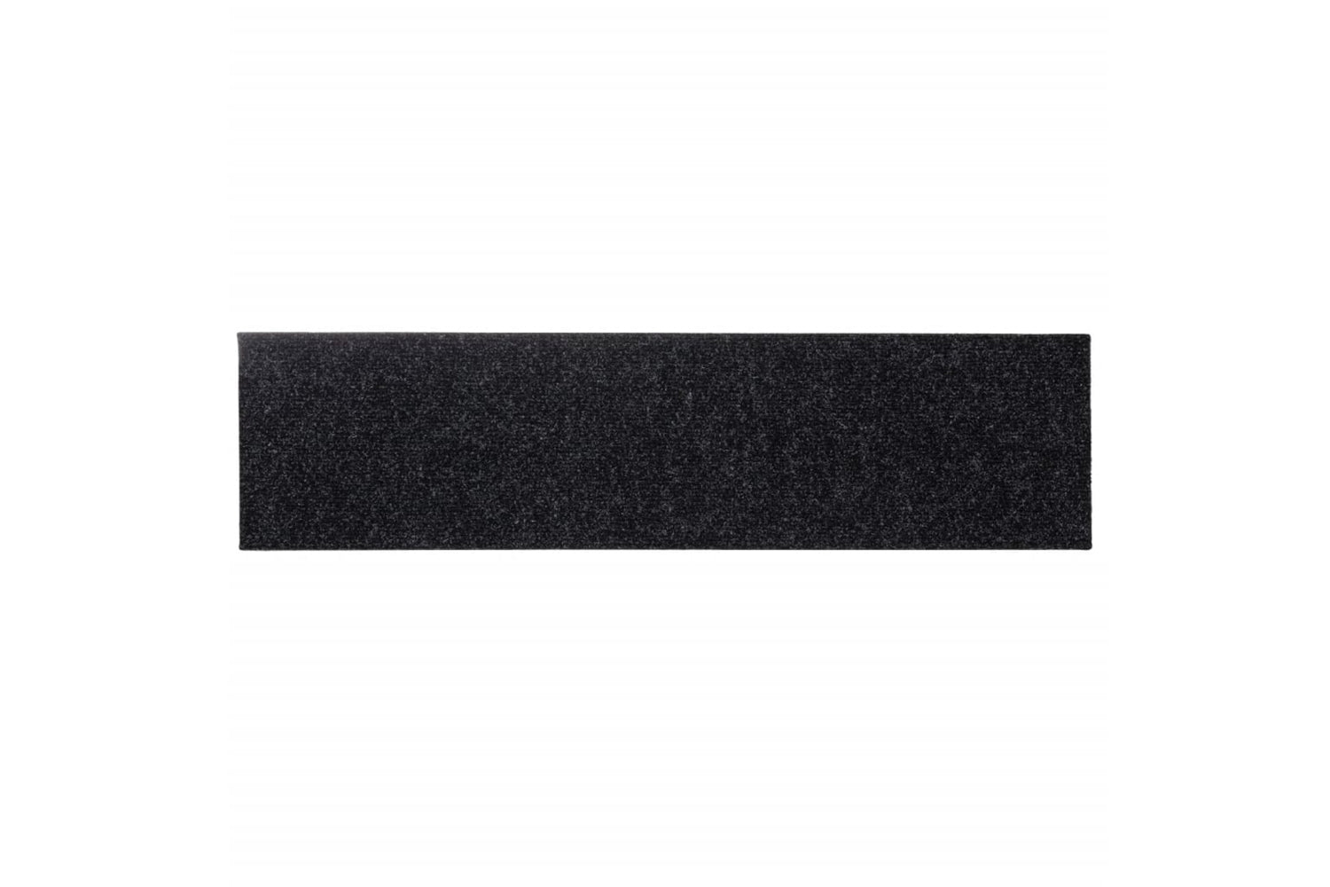 vidaXL 326926 Self-adhesive Stair Mats Rectangular 15 Pcs 76x20cm Black-4