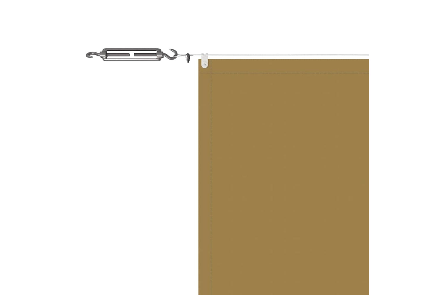 vidaXL 148260 Vertical Awning Beige 100x1000cm Oxford Fabric-4