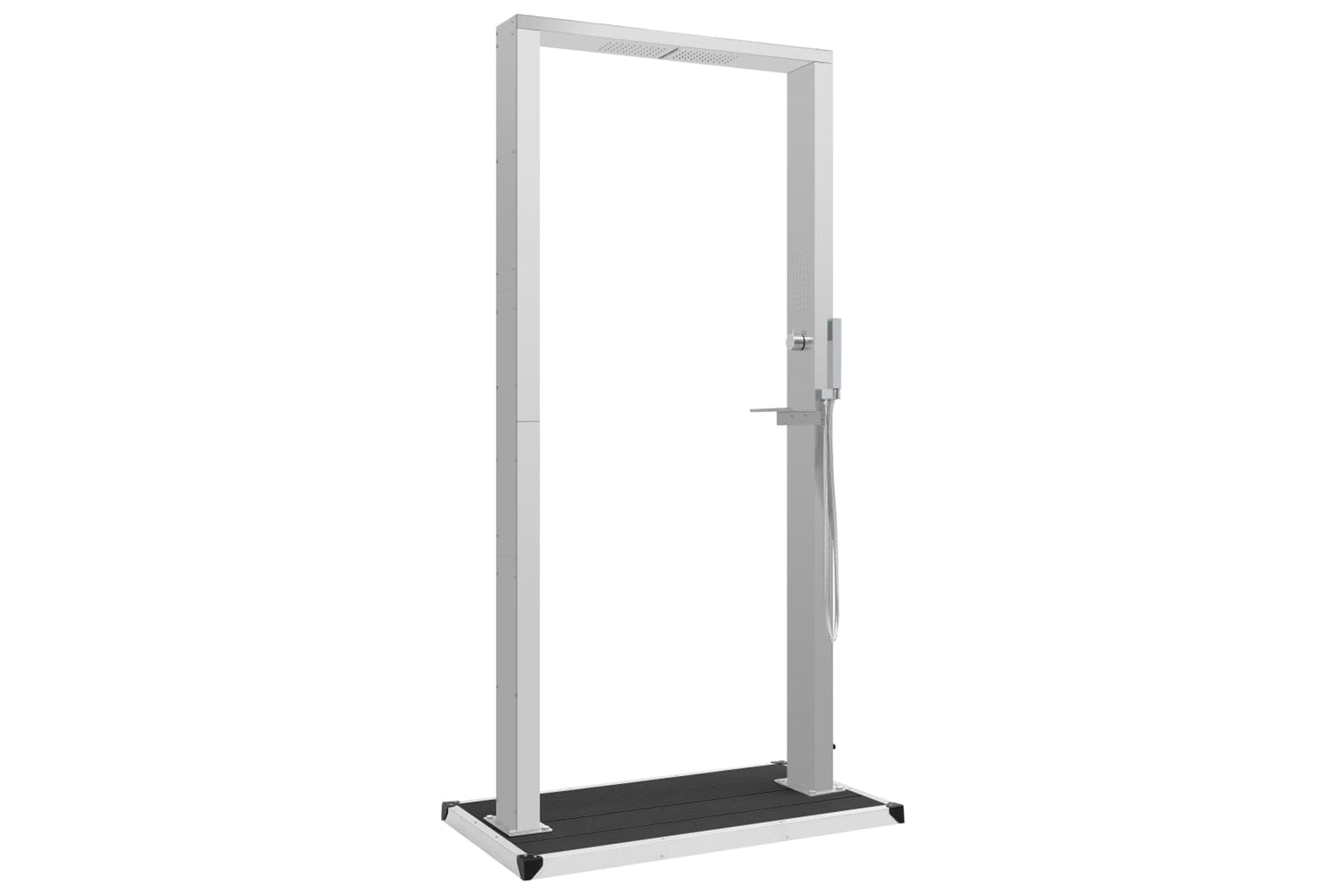 Vidaxl 3051294 Outdoor Shower With Tray Wpc Stainless Steel-2