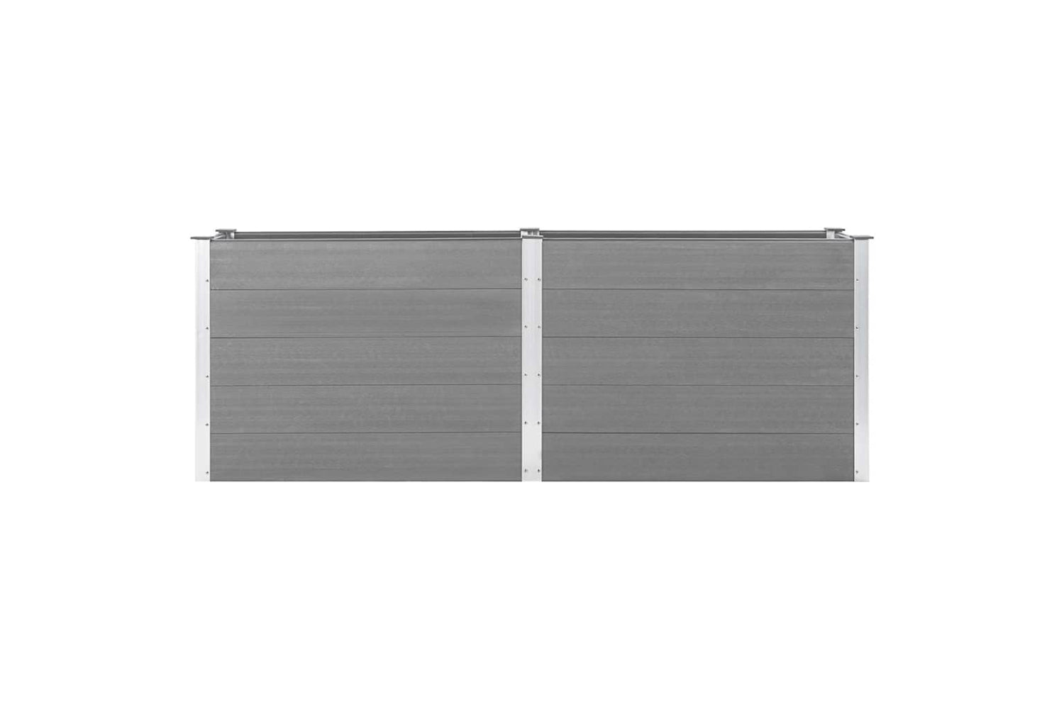 vidaXL 49058 Garden Raised Bed 250x50x91cm Wpc Grey-3