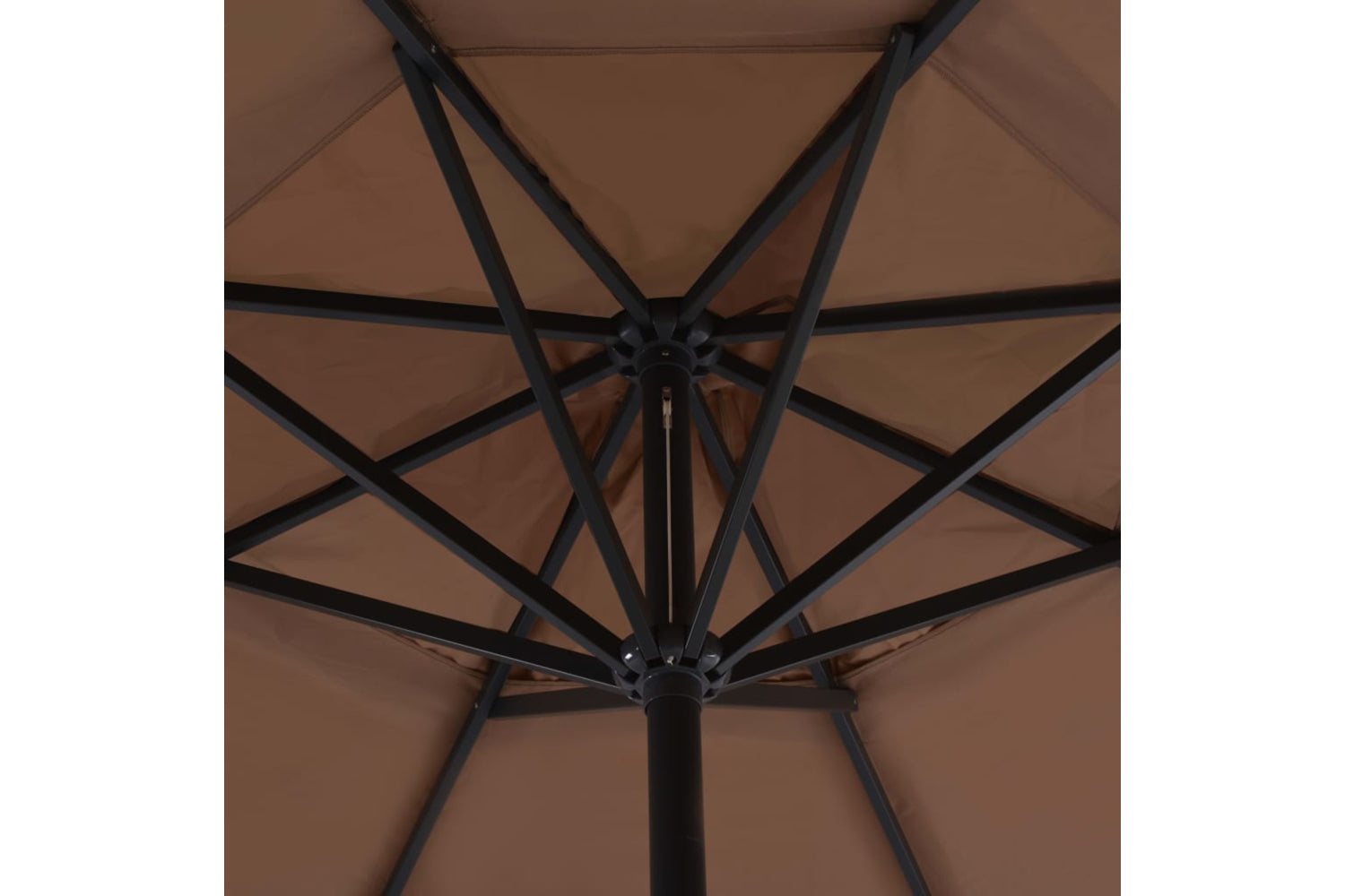 Vidaxl 276324 Outdoor Umbrella With Portable Base Taupe-4