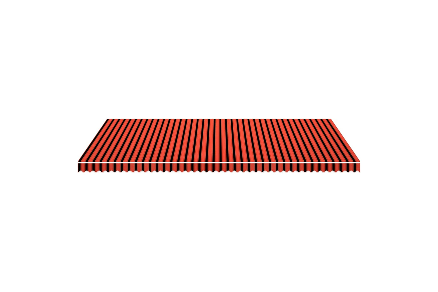 vidaXL Awning Top Sunshade Canvas Orange And Brown 600x300cm-2